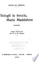 Sciogli la Treccia Maria Maddalena