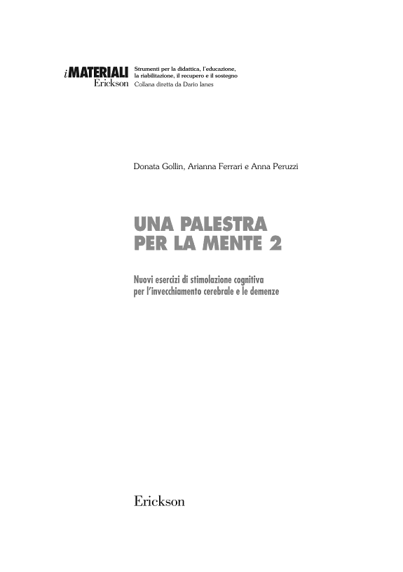 PALESTRA PER LA MENTE 2. NUOVI ESERCIZI DI