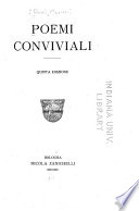 Poemi Conviviali
