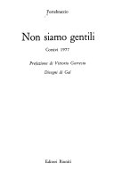 Non siamo gentili
