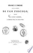 Prose e Poesie  - Ugo Foscolo -
