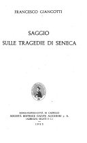 Saggio sulle tragedie di Seneca