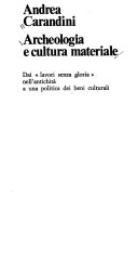 Archeologia e cultura materiale