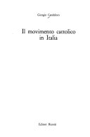 Movimento cattolico in Italia (IL)