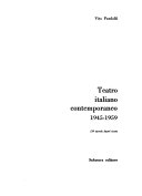 Teatro italiano contemporaneo: 1945-1959